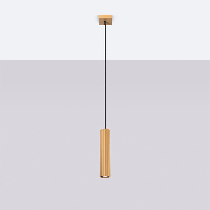 SOLLUX SL.1554 KARBON Lámpara Colgante 1 Oro