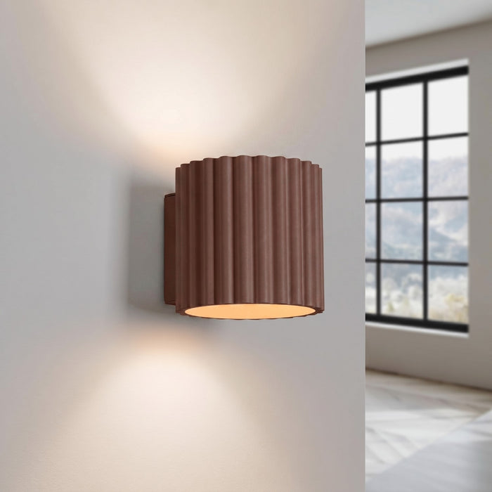 SOLLUX SL.2425 Aplique de pared AURA marrón G9