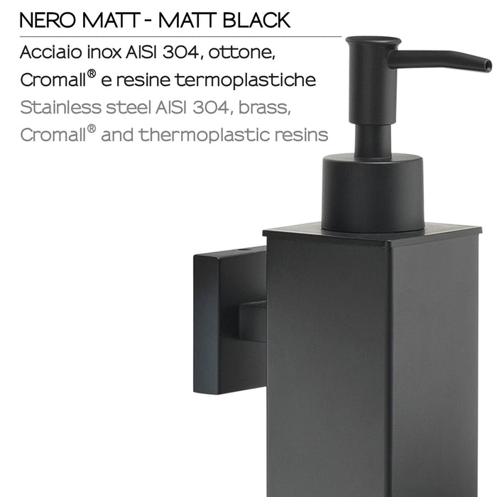 GEDY 20791400000 SEAL Dosificador Jabón Cuadrado