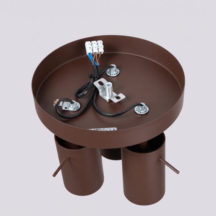 SOLLUX SL.2198 Plafón RING 3P marrón