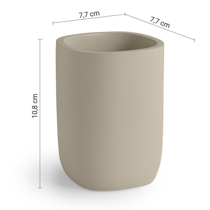 GEDY YL986600000 YLENIA Portacepillos beige mate