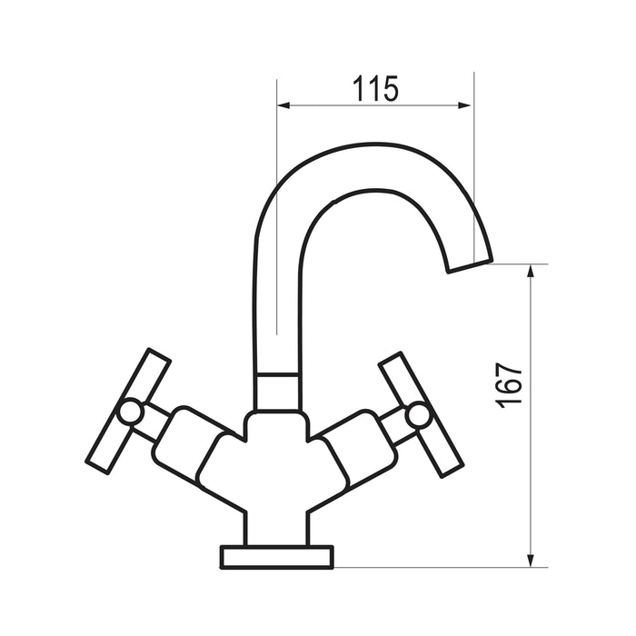 PRESTO 8245000 Matrix lavabo Cromo
