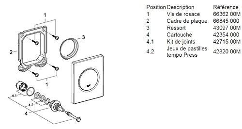 GROHE 38 804 000 Nova COSMOPOLITAN Fluxor