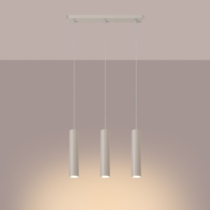 SOLLUX SL.1481 Lámpara colgante LAGOS 3L beige beige