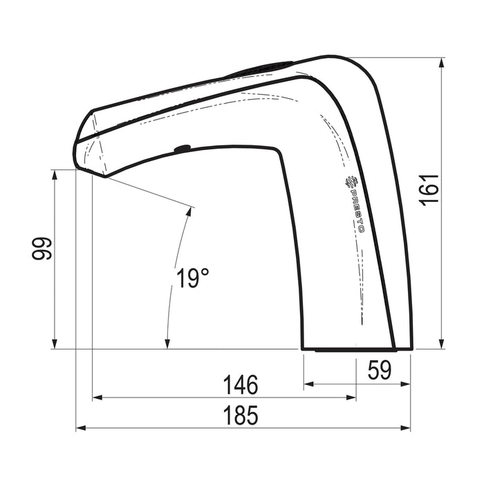 PRESTO 79050 Domo Touch L Cromo