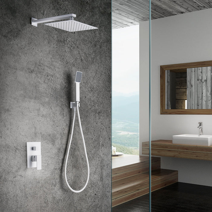 IMEX GPE006/BL DUBLIN Matte White Built-in Single-lever Shower Set