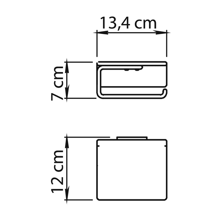 GEDY A9251300000 IL GIGLIO Portarrollo Cromo