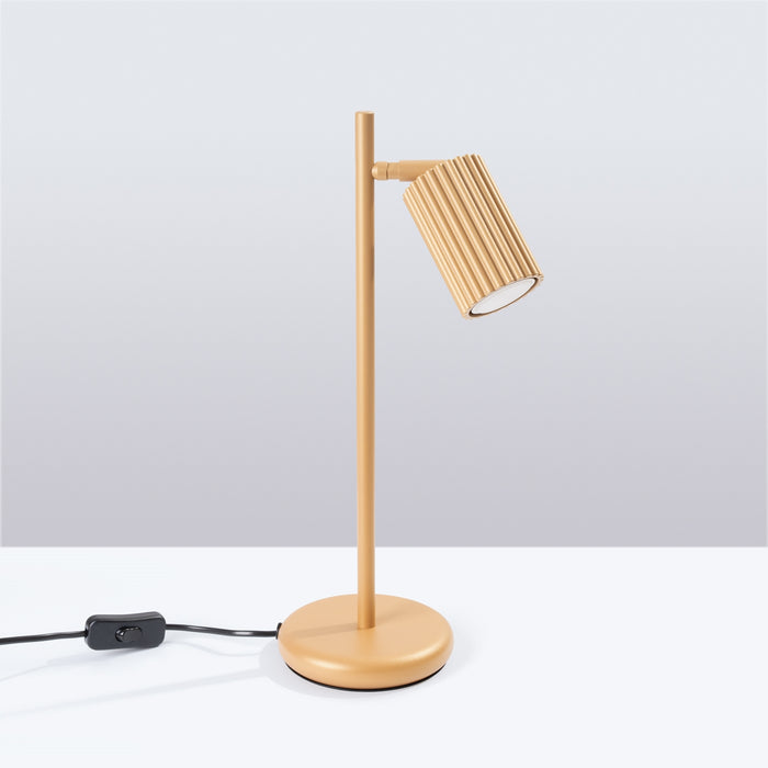 SOLLUX SL.1567 KARBON Lámpara De Mesa Oro