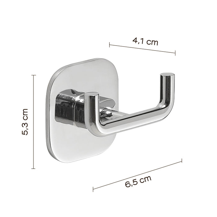 GEDY TE261300101 TEIDE Percha Doble Cromo