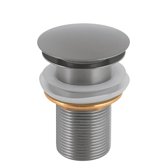 GEDY MXCC0200000 CLIC CLAC 02 Válvula desagüe universal para lavabo y bidet cepillado