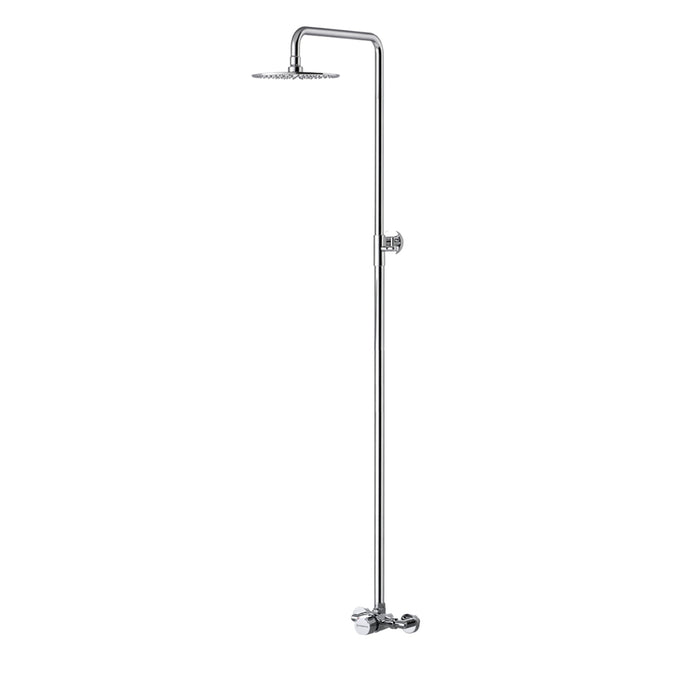 PRESTO 35950 Conjunto Alpa 90 arte con rociador Ø200 mm inox (con racores) Cromo