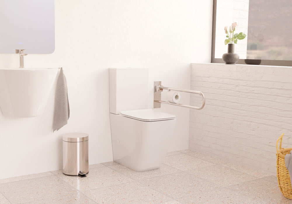 FOSSIL NATURA 03755 EBORA Inodoro Completo Rimless PMR Blanco