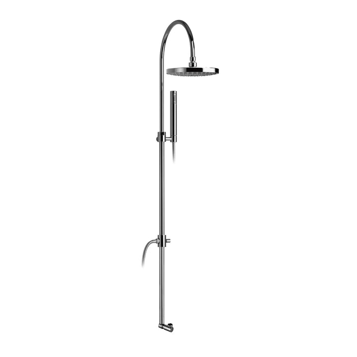PRESTO 269300 Columna con rociador y accesorios minimalista para grupo de ducha Cromo