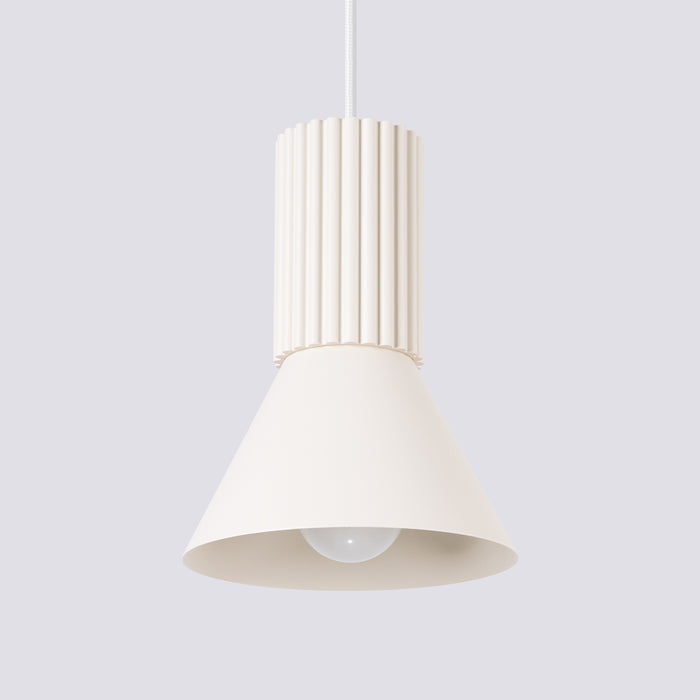 SOLLUX SL.1870 Lámpara colgante ESTRIA 1 beige beige