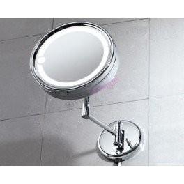GEDY 21051300000 LAURENT Magnifying/Wall Mirror With Light