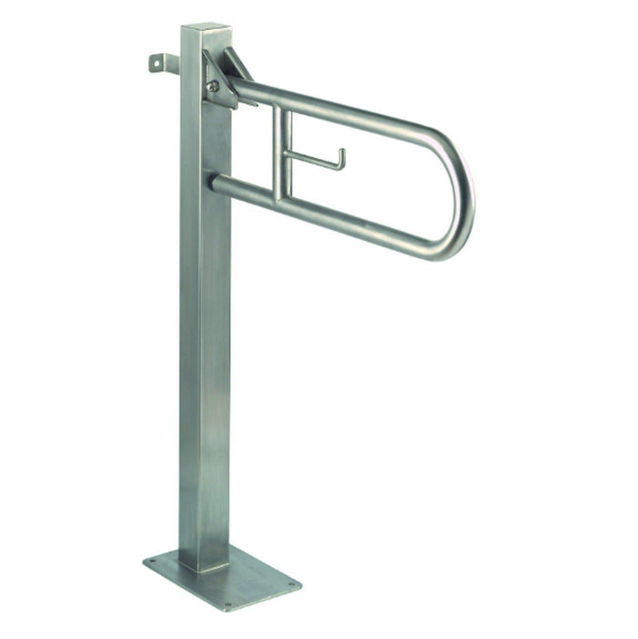 MEDICLINICS BGC710CS Barra Ayuda Abatible Suelo Inox Satinado