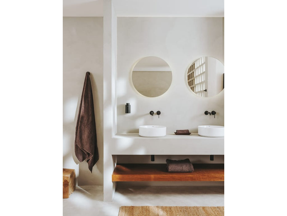 ROCA A5A359ENB0 ONA Grifo Monomando Lavabo Empotrable Negro Mate