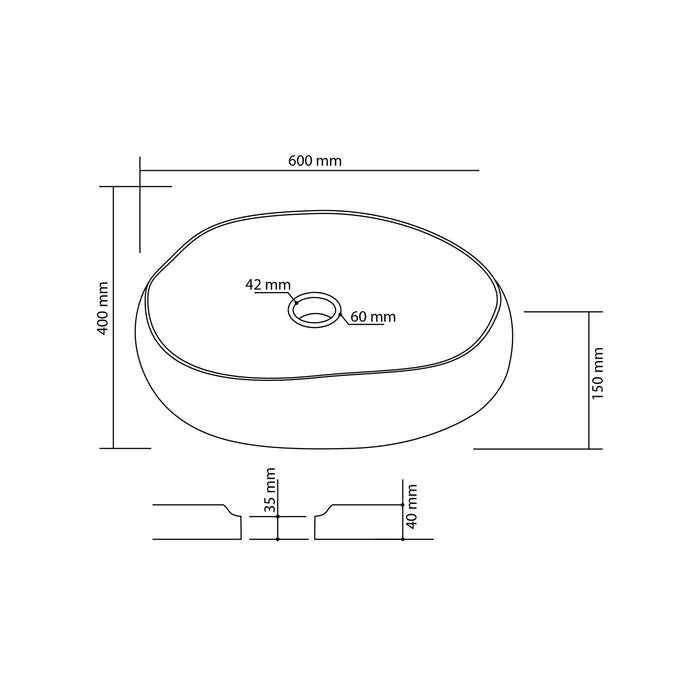 MOSAVIT IRTA Lavabo Sobre Encimera De Piedra Beige
