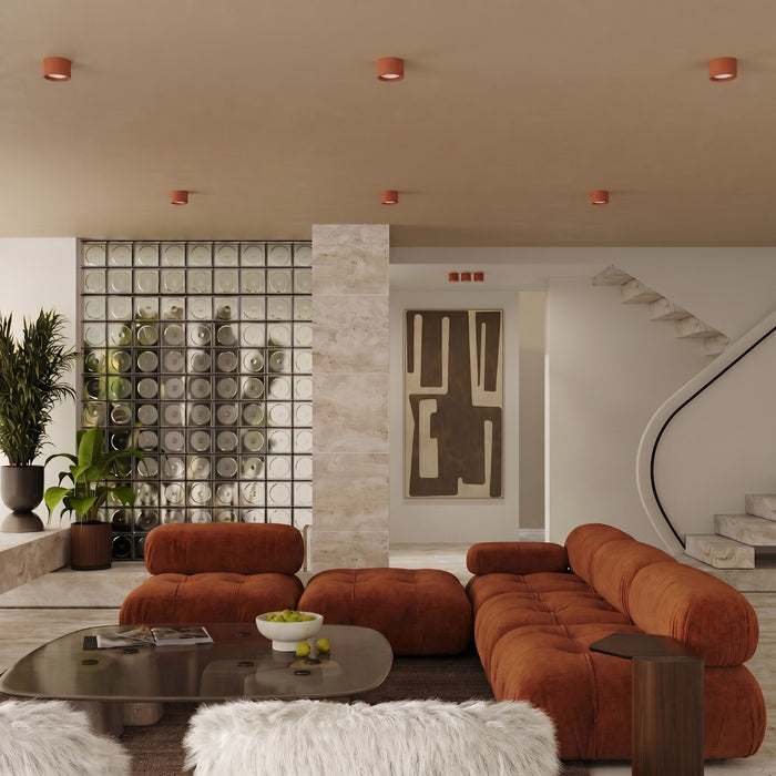 SOLLUX SL.2450 Plafón MODO 1 ocre rojo Gx53