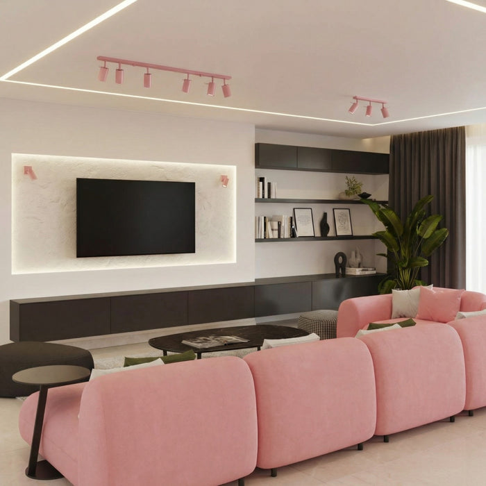 SOLLUX SL.2172 Plafón RING 2 rosa
