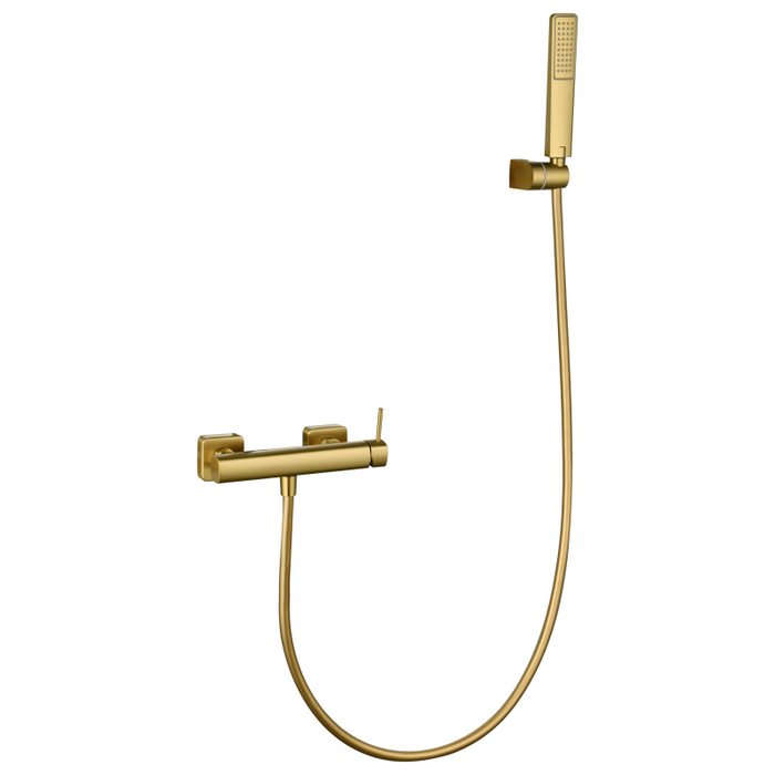 IMEX BDF065-5OC FIRENZE-SASSARI Monomando Kit Ducha Oro Cepillado