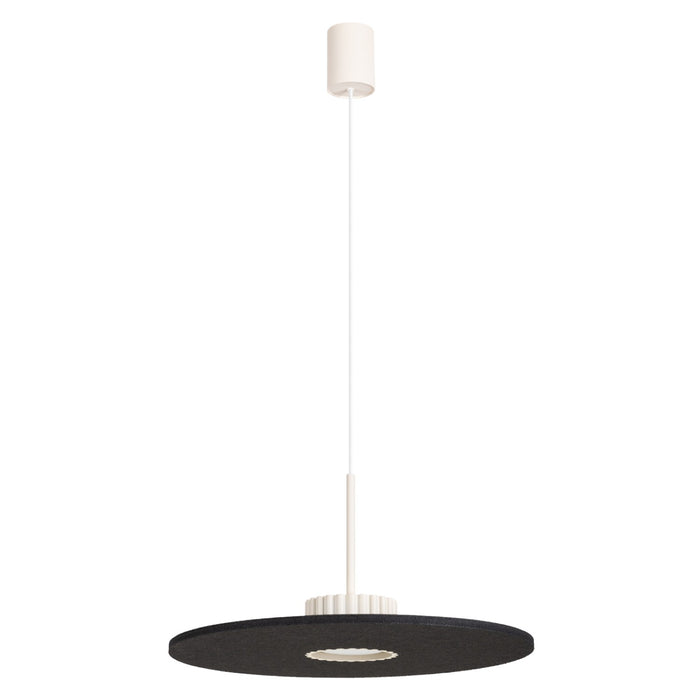 SOLLUX SL.2692 Lámpara colgante OVO 1 beżowa/czarna filc Gx53