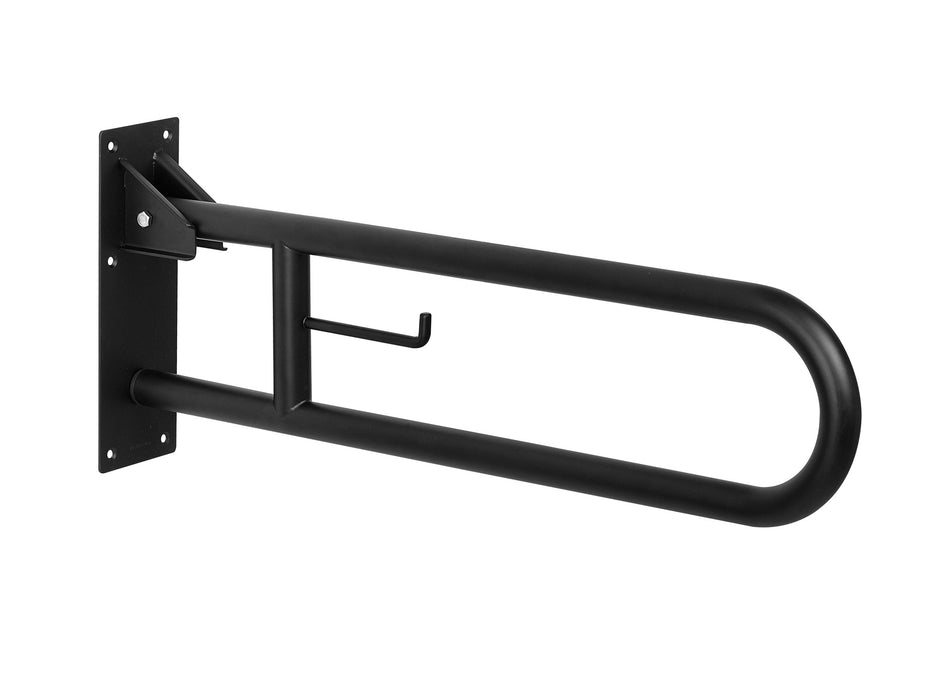 MEDICLINICS BG2800B MEDINOX Barra Abatible Vertical Negra