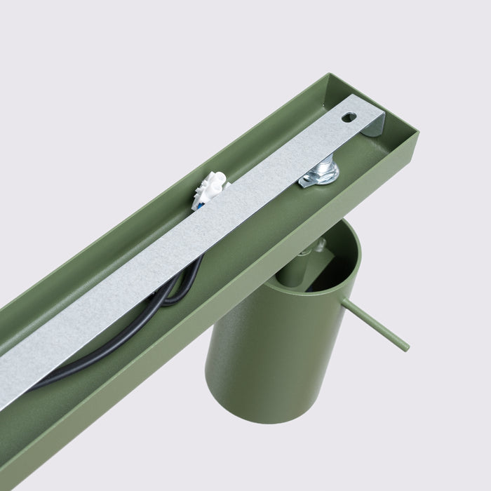 SOLLUX SL.1504 Lámpara de techo RING 4L verde oliva verde oliva