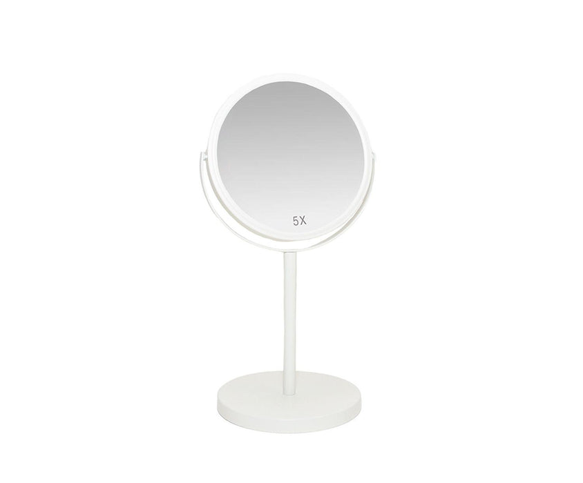 ANDREA HOUSE BA26517 Espejo Pie Blanco Roto Mate X5