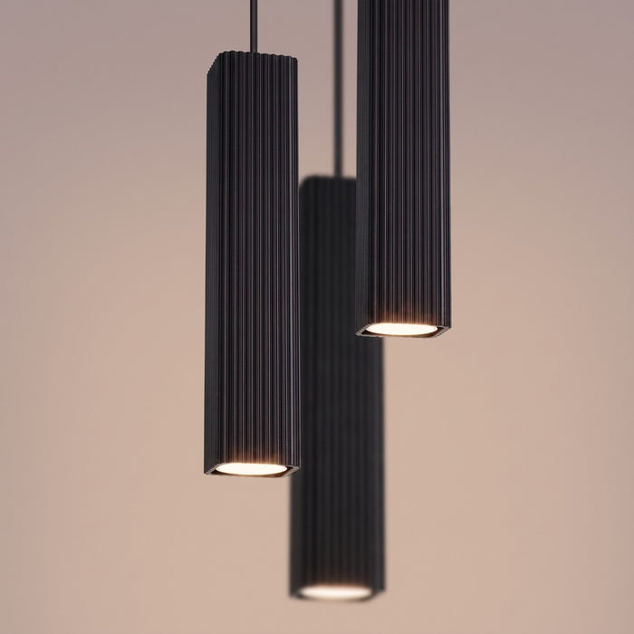 SOLLUX SL.3171 Lámpara Colgante Rayo 3P Negra