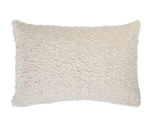 ANDREA HOUSE AX74058 Cojín Bouclé Blanco 40X60 Cm