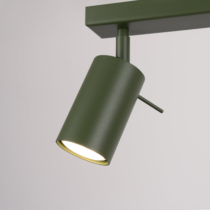 SOLLUX SL.1505 Lámpara de techo RING 6L verde oliva verde oliva