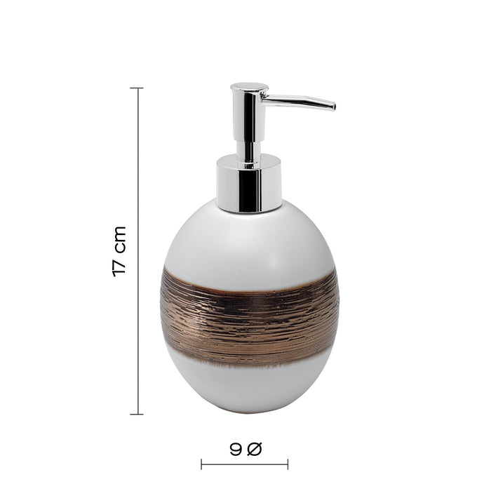 GEDY AX800200300 ALEXIA Dosificador Blanco Cobre