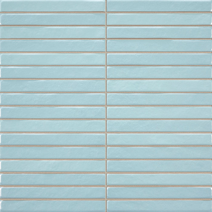 LA PLATERA PENCIL REEF BLUE 35x35 Azulejo Pasta Blanca