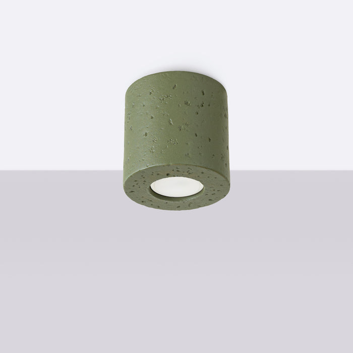 SOLLUX SL.1841 Lámpara de techo ORBIS hormigón verde oliva verde oliva