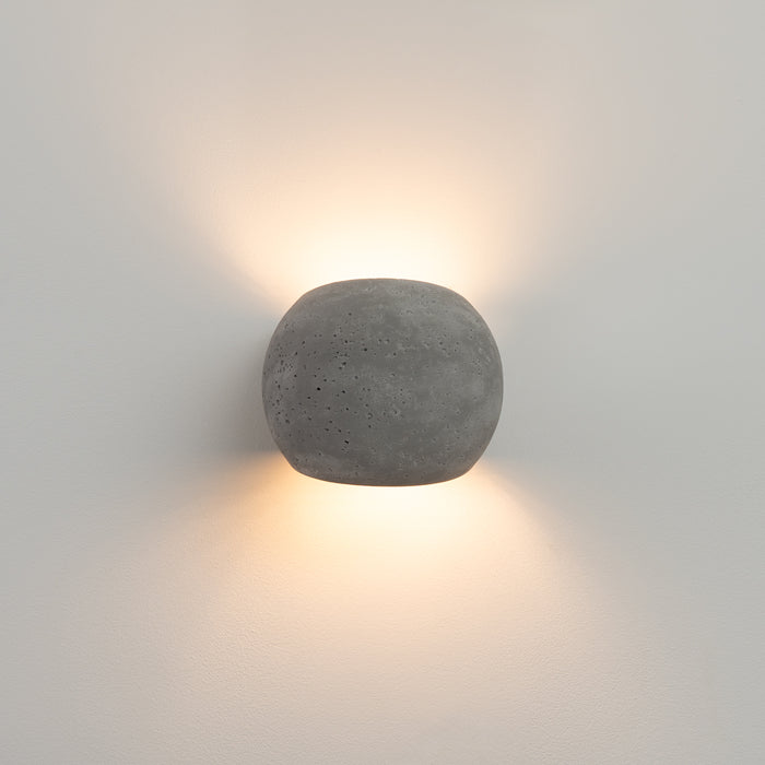 SOLLUX SL.1362 Aplique GLOBE hormigón gris