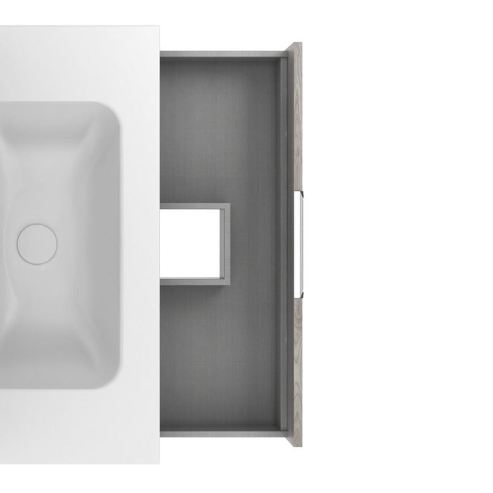 AMIZUVA C0073835 SUKI Conjunto Completo 2 Cajones 80 Gris Arenado