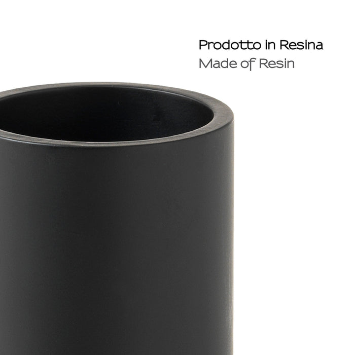 GEDY BR981400000 BRENDA Matte Black Toothbrush Holder