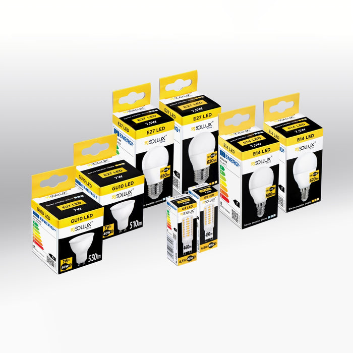 SOLLUX SL.1364 Bombilla LED G9 4000K 4,5W 460lm