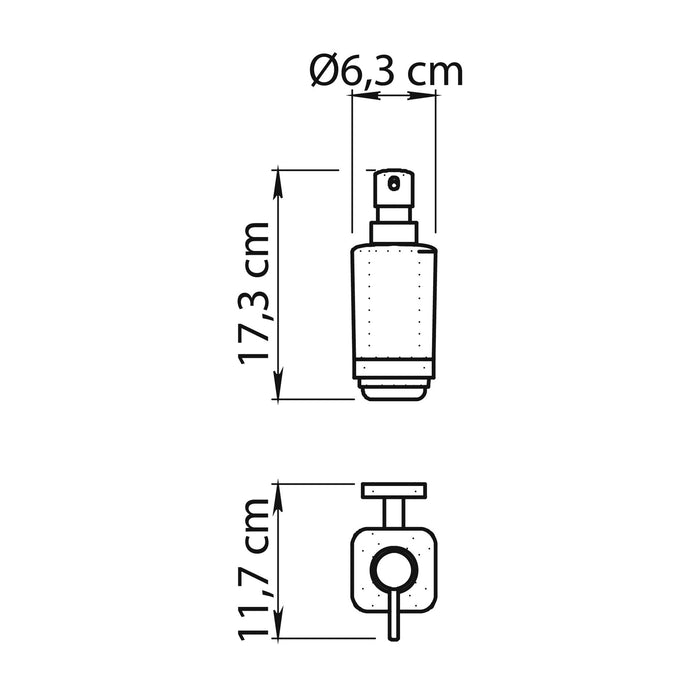 GEDY TO810200100 TONGA Dosificador Blanco Mate