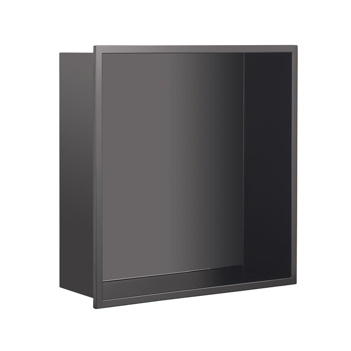 GEDY 24911400000 GUEST Hornacina 30 cm empotrada pared-ducha cuadrado negro mate