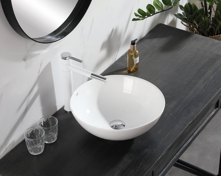BhD 7001 CERDEÑA Circular Sink Above Countertop