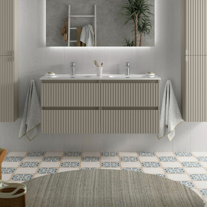SALGAR 121745 KIRA Mueble+Lavabo IBON 120cm Gris mate
