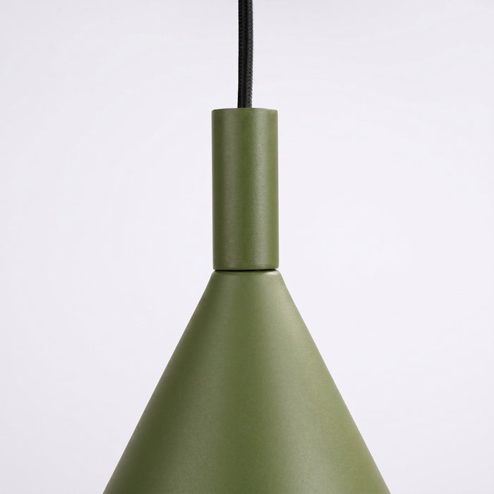 SOLLUX SL.2540 Lámpara colgante NOX 40 verde oliva