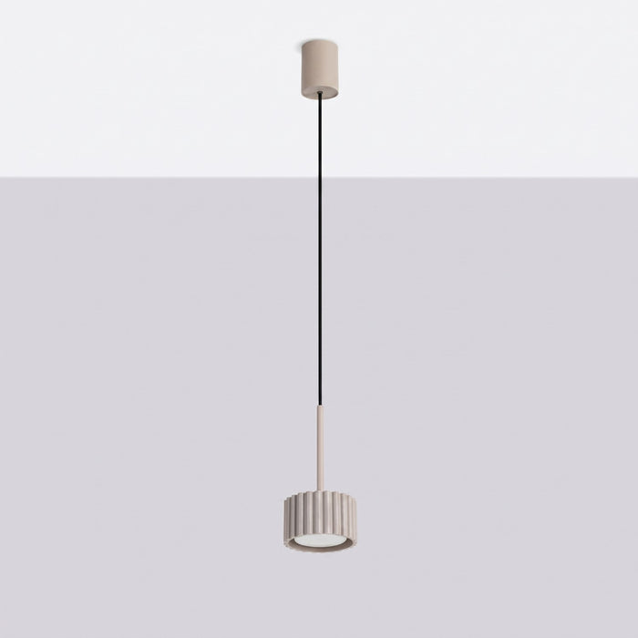 SOLLUX SL.2683 Lámpara colgante AURA 1 topo Gx53