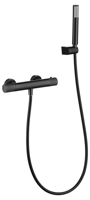 IMEX BTD038-5BGM LINE Grifo de Ducha Termostático Black Gun Metal Metal