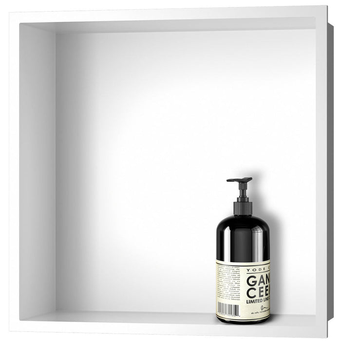 OXEN 139104 Hornacina de Ducha Cuadrada 30 x 30 cm Color Blanco Mate