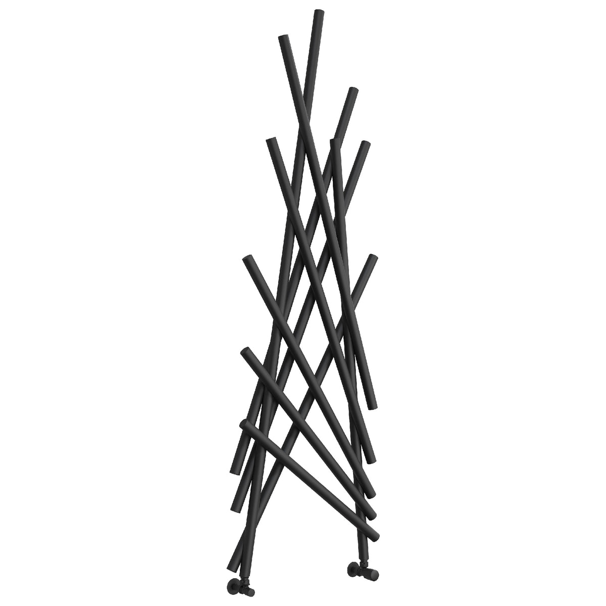 LAZZARINI 391339 SHANGHAI Radiador 567x1734 mm Negro Mate — Bañoidea