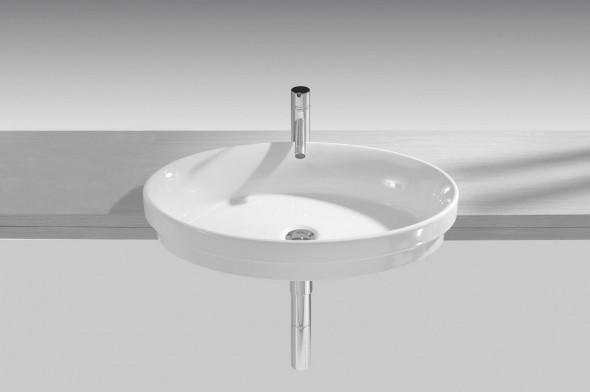 SANITANA CILE3E OVALO Lavabo Encimera Semi Encastre Blanco