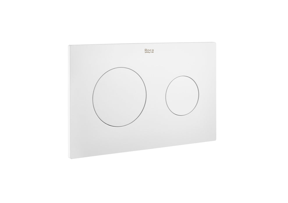 ROCA A890189207 PL10 ONE DUAL Actuation Plate Matte White Post 2021